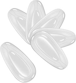 img 4 attached to 🏼 12 Pairs of Clear Replacement Nose Pads for Oakley Eyeglasses Frames - Forno Soft Silicone Nose Pads