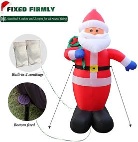 img 1 attached to Christmas Inflatable Decoration Carrying Waterproof