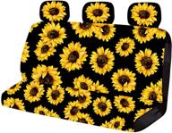 ldntly sunflower accessories headrest universal logo