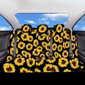 img 3 attached to Ldntly Sunflower Accessories Headrest Universal