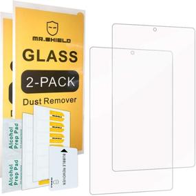 img 4 attached to 📱 [2-PACK] Mr.Shield Tempered Glass Screen Protector for Alcatel Joy Tab/Alcatel Joy Tab 2/Alcatel Joy Tab Kids and Alcatel 3T (8 inch) - Ultra Thin, 9H Hardness, 0.3mm, Round Edge - Lifetime Replacement