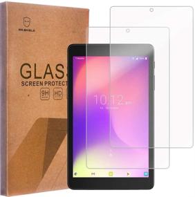 img 3 attached to 📱 [2-PACK] Mr.Shield Tempered Glass Screen Protector for Alcatel Joy Tab/Alcatel Joy Tab 2/Alcatel Joy Tab Kids and Alcatel 3T (8 inch) - Ultra Thin, 9H Hardness, 0.3mm, Round Edge - Lifetime Replacement