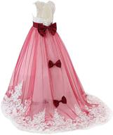 girls' dresses - bow dream princess pageant dresses for clothing logo