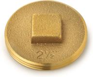 🔩 oatey 42371 185 brass cleanout plug: reliable and durable 2-1/2-inch solution for efficient drain maintenance logo