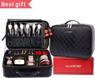 maximize storage and display with the glamfort adjustable dividers cosmetic organizer logo