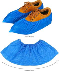 img 2 attached to 👟 Waterproof Disposable Shoe Covers - Ultimate Protectors for Your Shoes