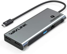 img 4 attached to WAVLINK Thunderbolt 3 Mini Dock With Dual 4K@60Hz DisplayPort