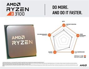 img 2 attached to AMD Ryzen 3 3100: Заблокированный четырехъядерный настольный процессор для повышенной производительности, включая кулер Wraith Stealth.