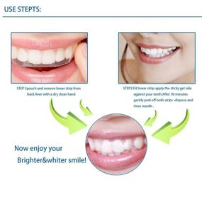 img 1 attached to Get a Brighter Smile with EZGO Teeth Whitening Strips - 28 Count 14 Days Course, Bonus Shade Guide Included - Advanced New Formula, 6% HP - Whiten Your Teeth Faster!