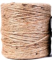 koch industries jute twine - 3 ply, 200-футов - натуральное волокно для ремесел и связывания. логотип