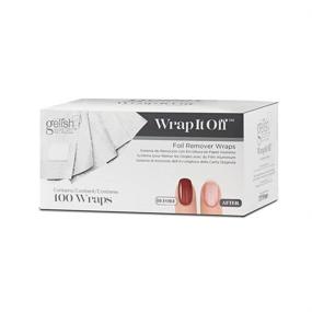 img 1 attached to Gelish Wrap It Off Foil Remover Wraps, 100pcs: Effortless Gel Polish Removal Solution