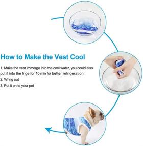 img 1 attached to 🌞 Stay Cool and Calm: Dog Cooling Vest Harness for Anxiety Relief and Sun Protection