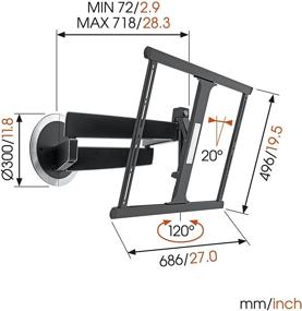 img 1 attached to Vogels Full Motion Mount Swivel Television & Video