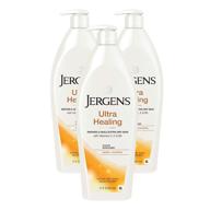 🧴 jergens ultra healing extra dry skin moisturizer – long-lasting relief for very dry skin (3-pack) logo