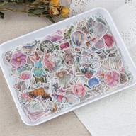 🦋 risypisy 480pcs sticker set, special shaped plants flowers & animals, life series washi stickers for diy crafts, planners, journals, cell phones, calendars, and office supplies logo