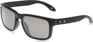 🕶️ oakley holbrook polarized iridium sunglasses: enhance your style with this essential men's accessory logo