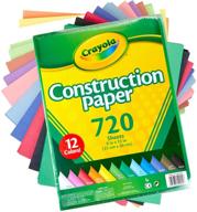 crayola bulk construction paper, 720 count, 12 assorted colors - buy now for all your crafting needs logo