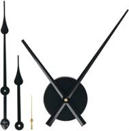 ⏰ stylish emoon 2 pair hands 3d clock movement: create your own large wall clock in black-gold for home art decor logo