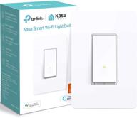 🏠 kasa smart light switch hs200 - single pole, neutral wire required, 2.4ghz wi-fi compatible with alexa and google home, ul certified, no hub necessary - white логотип