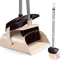 🧹 efficient cleaning solution: mosuch extendable broom and dustpan set for homes, kitchens, offices, and more! logo