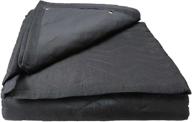 🔇 96x80 large sound dampening blanket - black cotton/polyester blend - machine washable - 12 lbs - us cargo control logo