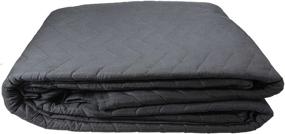 img 3 attached to 🔇 96x80 Large Sound Dampening Blanket - Black Cotton/Polyester Blend - Machine Washable - 12 lbs - US Cargo Control