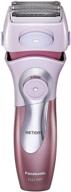 panasonic cordless all-in-one advanced wet & dry rechargeable women's electric shaver: sensitive skin + bikini attachment + pop-up trimmer logo