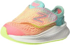 img 4 attached to Винтажные синие детские кроссовки New Balance: идеальное сочетание стиля и производительности для бега.