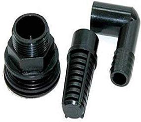 img 1 attached to 🐠 Lifegard Aquatics Bulkhead Fitting Kit: Enhance Your Aquarium's Functionality