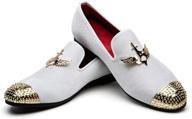 stylish metallic glitter men's shoes and loafers in genuine leather with textured finish логотип