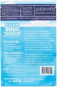 img 3 attached to 🌿 All-Natural Eco-Friendly Laundry Soda, Fragrance-Free (Unscented) - 30oz (52 Loads) - Compatible with Normal and High Efficiency Washers - Good Natured Brand Detergent