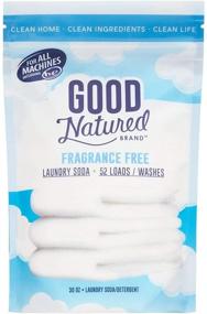 img 4 attached to 🌿 All-Natural Eco-Friendly Laundry Soda, Fragrance-Free (Unscented) - 30oz (52 Loads) - Compatible with Normal and High Efficiency Washers - Good Natured Brand Detergent