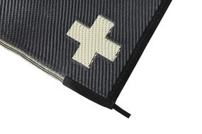 img 1 attached to 🏞️ Премиальный коврик для кемпингомобилей RV Patio Rug Plus с узором 9x12, бежевый/темный уголь - Стильная защита на открытом воздухе