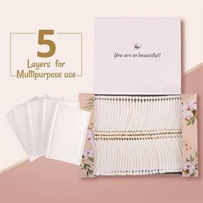 img 2 attached to 🌸 Soft and Gentle Facial Cotton Pads – 80pcs | Suitable for All Skin Types – Use for Toner, Makeup Removal, and Essence | Extra Absorbent Cotton Pads for Face and Neckline