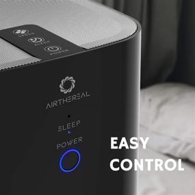 img 2 attached to 🌬️ Airthereal ADH50B Whisper Quiet-Day Dawning Air Purifier for Small Room, Bedroom, and Office - 3 Stage True HEPA Filter, Black