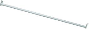 img 4 attached to 🔧 Adjustable Hanging Closet Rod - 30-48 Inch, White Finish - Design House 205823