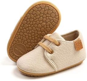 img 4 attached to 👟 Stylish and Comfortable ENERCAKE Leather Moccasins Sneaker Toddler Boys' Shoes - A Perfect Blend of Style and Comfort