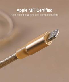 img 3 attached to 🔌 MFi сертифицированный кабель Lightning 3Pack - 6ft Серый зарядный кабель для iPhone 12 SE 2020 11 Xs Max XR X 8 7 6S 6 Plus 5S iPad Pro iPod Airpods - Долговечное и надежное зарядное устройство