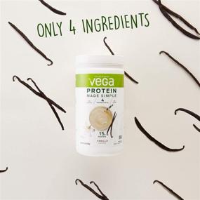 img 3 attached to 🌱 Vega Protein Made Simple - Vanilla, Stevia Free Vegan Plant Based Protein Powder - Healthy, Gluten Free, Pea Protein for Women and Men - 9.2 Ounces (10 Servings)