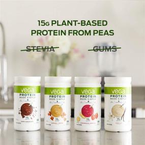 img 1 attached to 🌱 Vega Protein Made Simple - Vanilla, Stevia Free Vegan Plant Based Protein Powder - Healthy, Gluten Free, Pea Protein for Women and Men - 9.2 Ounces (10 Servings)