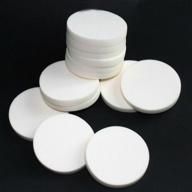 🌟 akoak 20pcs round soft sponge cosmetic puffs for flawless makeup application – white color/20 logo