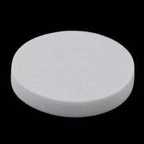 img 3 attached to 🌟 AKOAK 20pcs Round Soft Sponge Cosmetic Puffs for Flawless Makeup Application – White Color/20