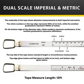 img 1 attached to 📏 DCT120 1" Perfect Diameter Circumference Tape