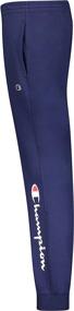 img 4 attached to Comfortable and Stylish: Champion Sweatpants with Pockets for Boys' Clothing via Active