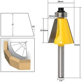img 3 attached to 🔪 Формовочная резка со срезом на 45 градусов для фрезера-фаскообразователя