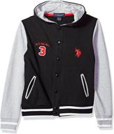 u.s. polo assn. boys' sweater with long sleeves - clothing logo