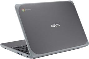 img 2 attached to 🔒 ASUS Chromebook C202SA-YS02 11.6in Ruggedized and Water Resistant Design with 180 Degree (Intel Celeron, 4 GB RAM, 16GB eMMC, Gray &amp; Silver) - Renewed