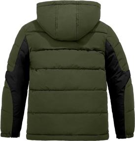 img 3 attached to 🧥 Stay Warm in Style: ZSHOW Hooded Winter Puffer Quilted Boys' Clothing and Jackets & Coats