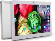 📱 10 inch android tablet, 9.0 pie, 4gb ram, 32gb storage, ips hd display, quad core processor, wi-fi logo