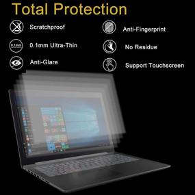 img 2 attached to 💻 Ноутбук Lenovo Yoga C940 14 дюймов: 2 пакета матового антибликового защитного экрана + Сюрпризное защитное покрытие для клавиатуры! Снижает усталость глаз и повышает производительность.